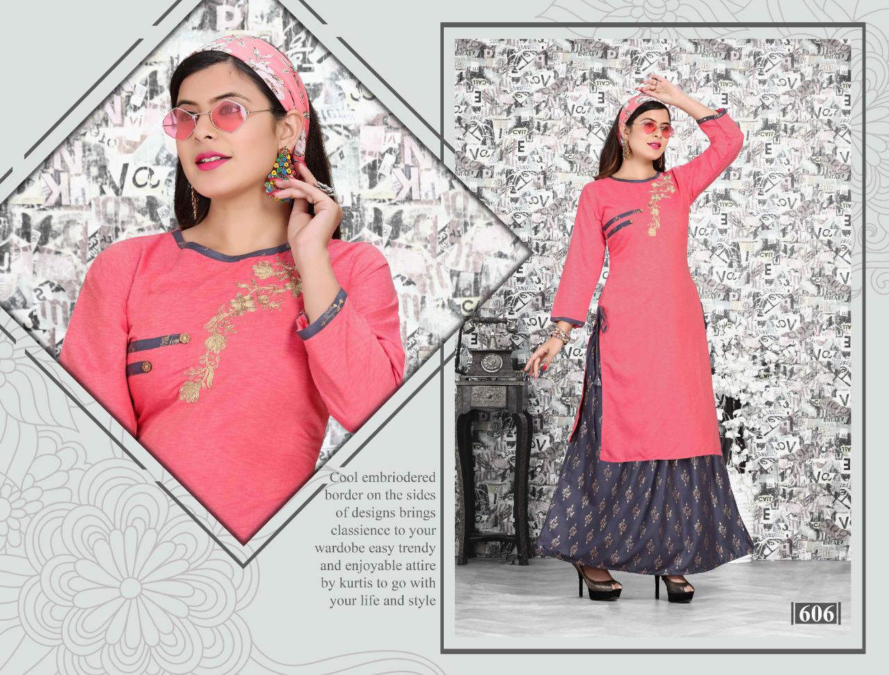 Beauty Queen Bestie Rayon Ethnic Wear Rayon Kurti With Bottom Collection